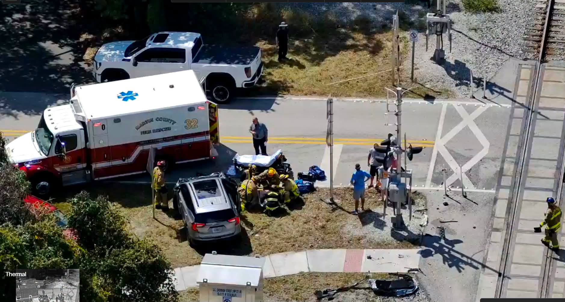 Driver injured after vehicle crash with Brightline train in Florida - AOL