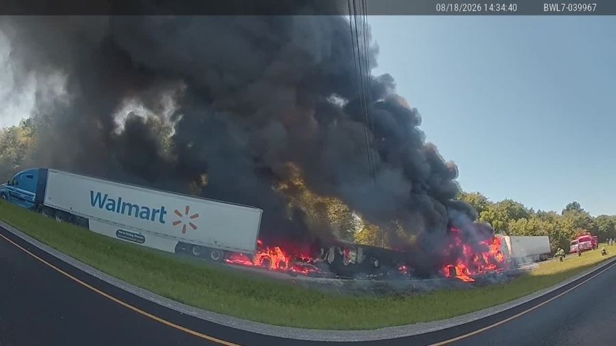 New video released after deadly semi-truck crash on I-65 in Maury County - AOL