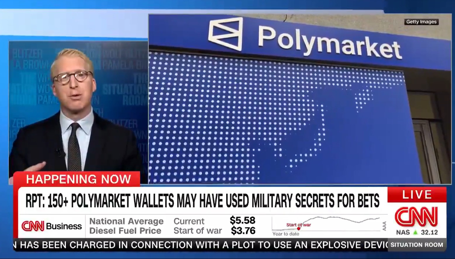 150-Plus Polymarket Accounts Flagged as Betting With ‘Sensitive National Security Information,' CNN Reports