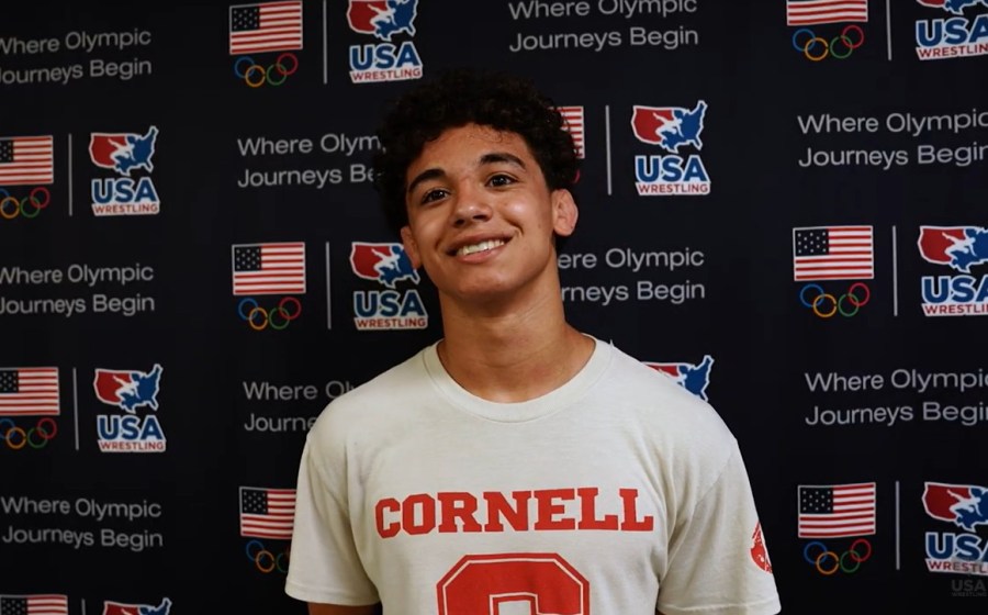 Cornell's Isaiah Cortez wins silver at U20 World Wrestling Championships