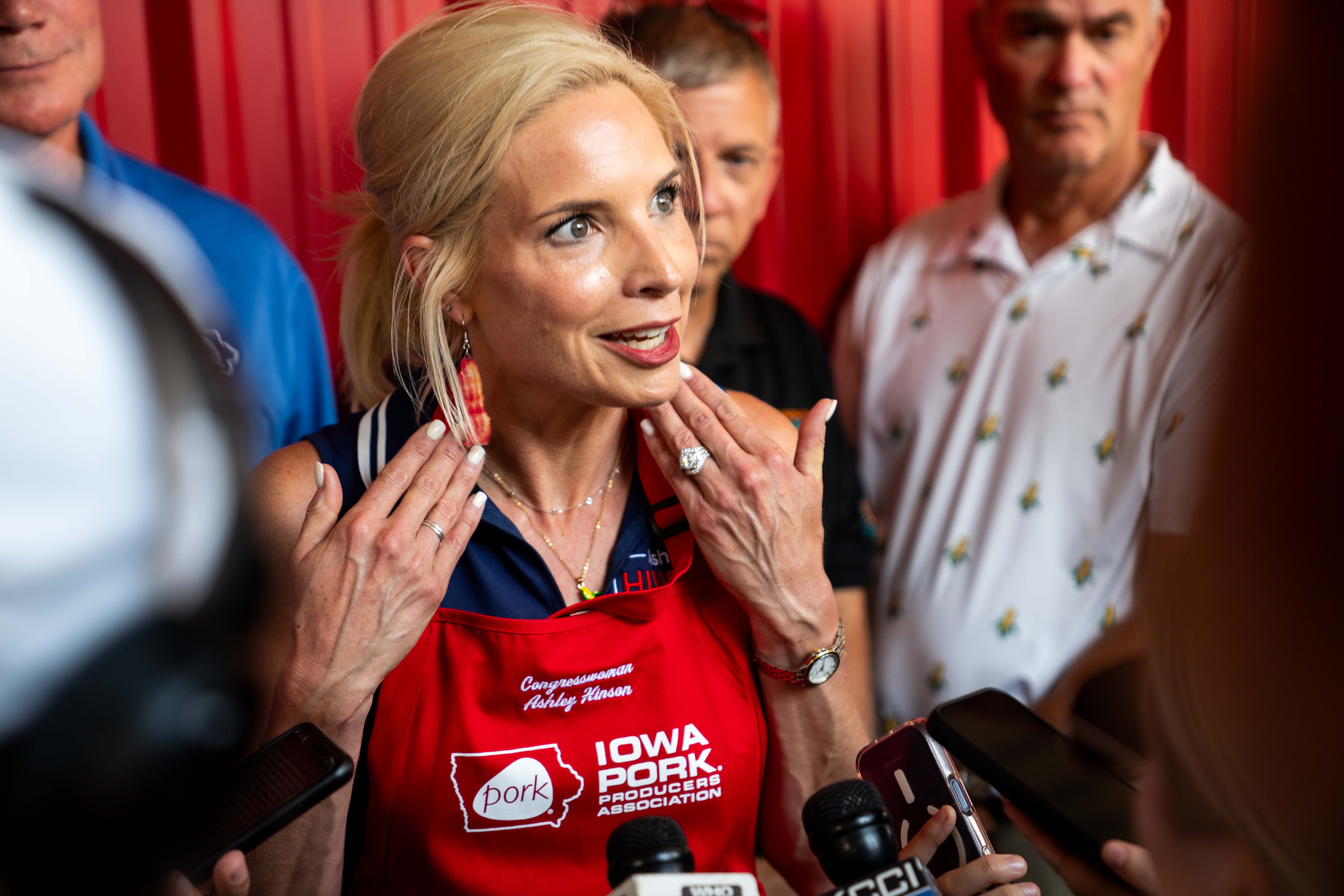 New Photo - In Iowa, Rollins defends Trump decision to import more ground beef