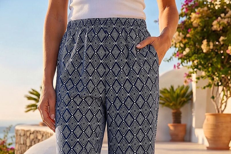 Roman's ‘cool summer pants' with a stretchy waist are slashed to £22