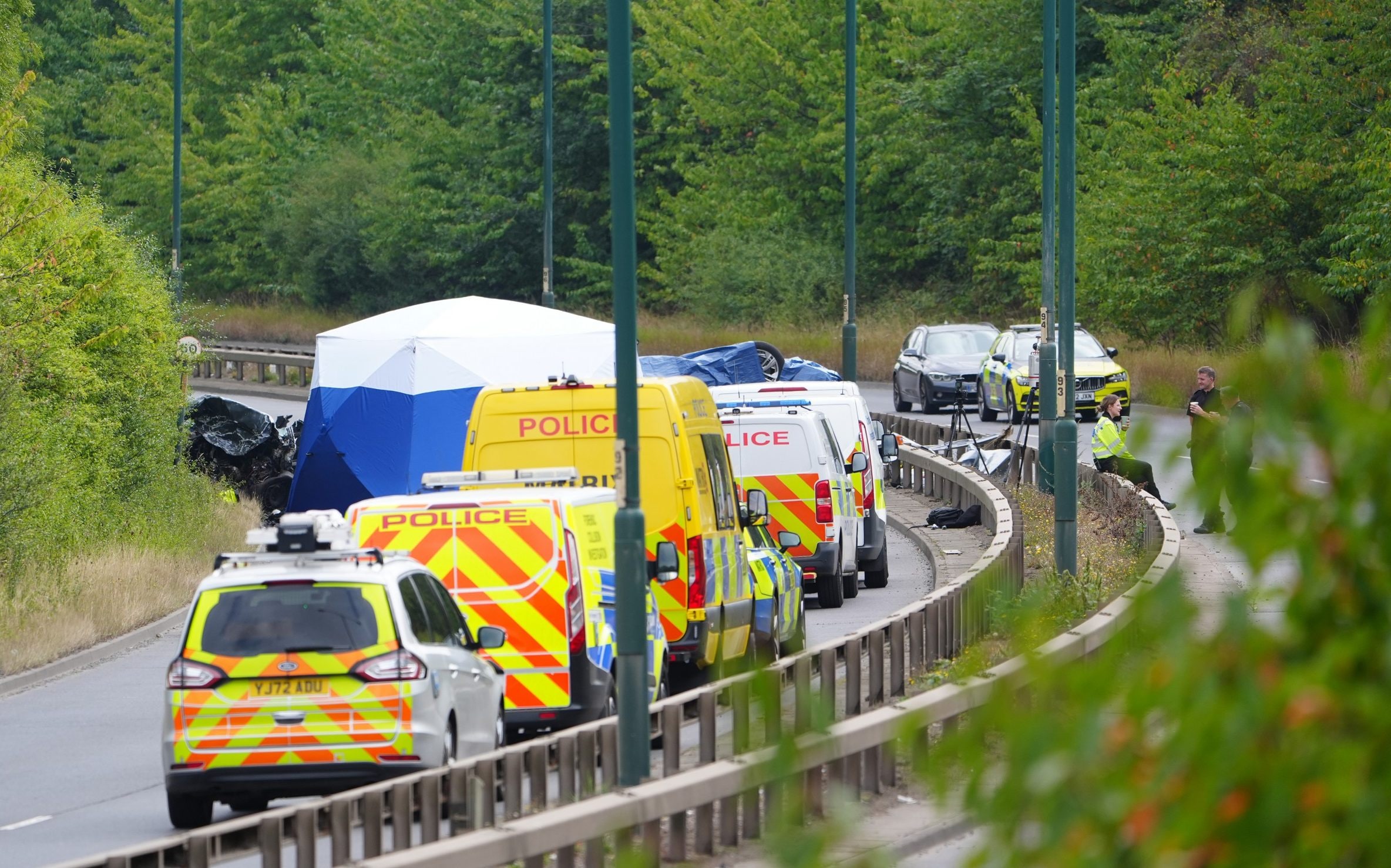 Teen dead in A66 crash which also killed cops 'seen in police chase on TikTok' - AOL