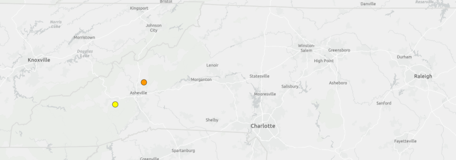 2 earthquakes hit western NC this weekend