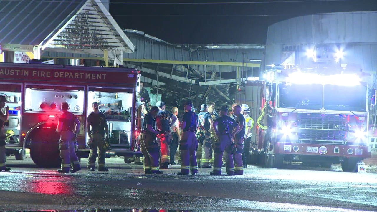 Austin Country Flea Mart fire: 2 people treated for minor injuries - AOL