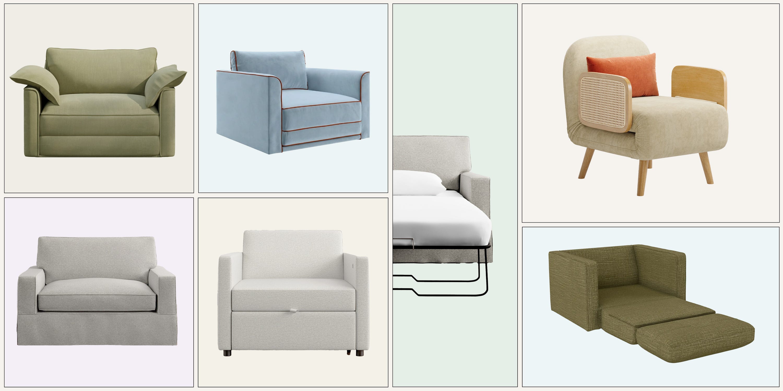 These Cozy Sleeper Chairs Turn Your Home's Awkward Corners Into the Ideal Guest Room
