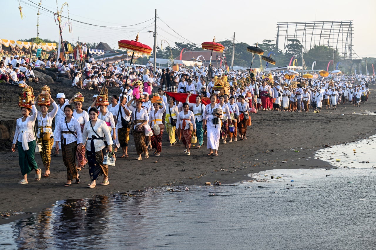 What is Bali's sacred day of silence and what are the rules?
