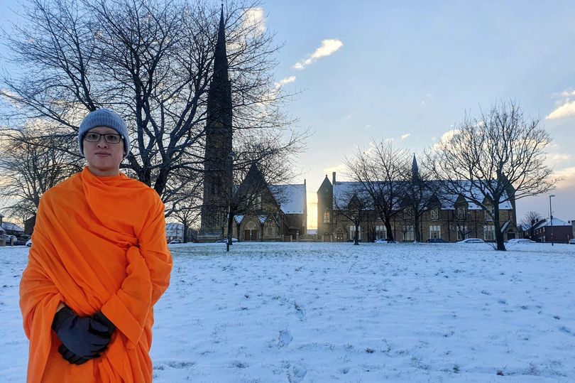 Buddhist monk ‘punched in the face' by balaclava-clad boy in UK park