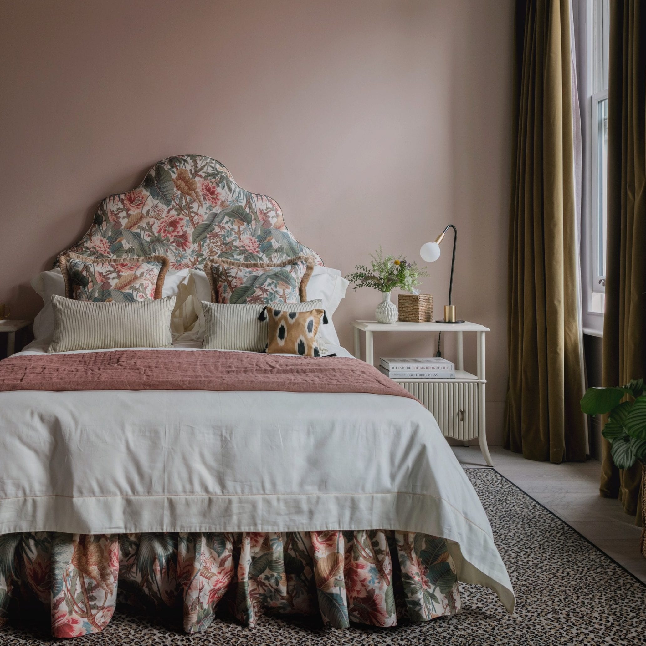 Bed skirts are back (yes, really). Here's how to style them in a modern way