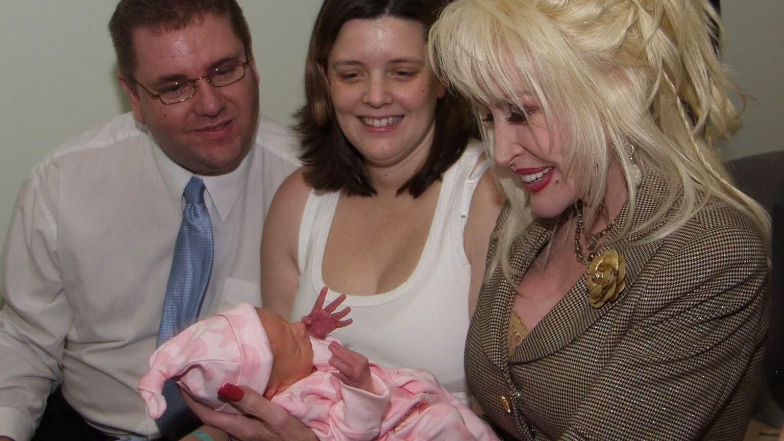 'Are you going to call your daughter Dolly?'