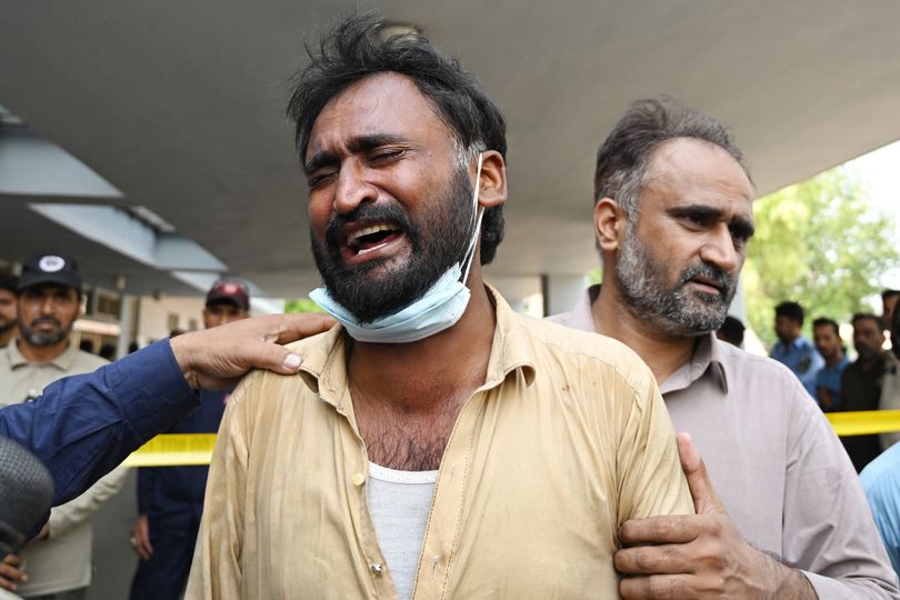 Fire rips through Pakistan hospital killing 14 newborn babies as 'air-con unit explodes'