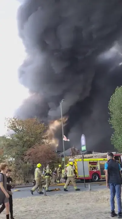 Mitcham fire: Investigation under way into cause of huge blaze in south London battled by 125 firefighters