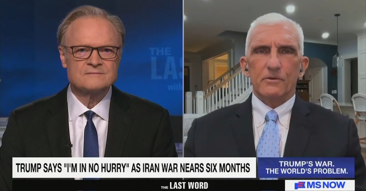 General Pushes Back on MS NOW's O'Donnell Ripping Trump for Not Having an End Date on Iran War: ‘Good Strategy Isn't Calendar-Driven'