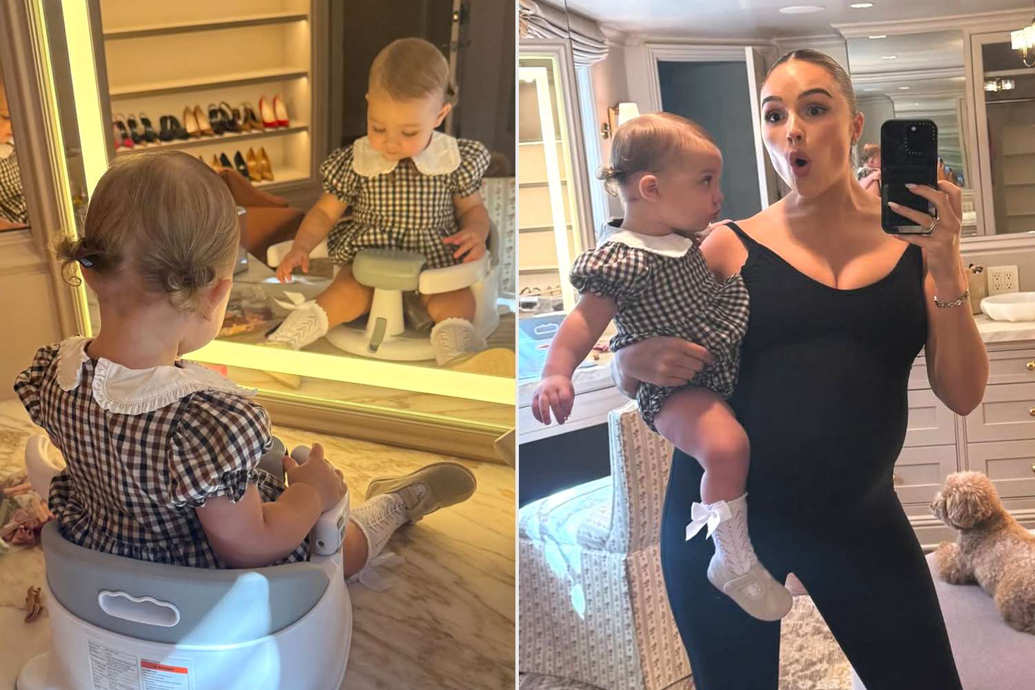 Olivia Culpo Shares Sweet Mom Moment Styling 1-Year-Old Daughter Colette's Hair Ahead of Welcoming Baby No.2