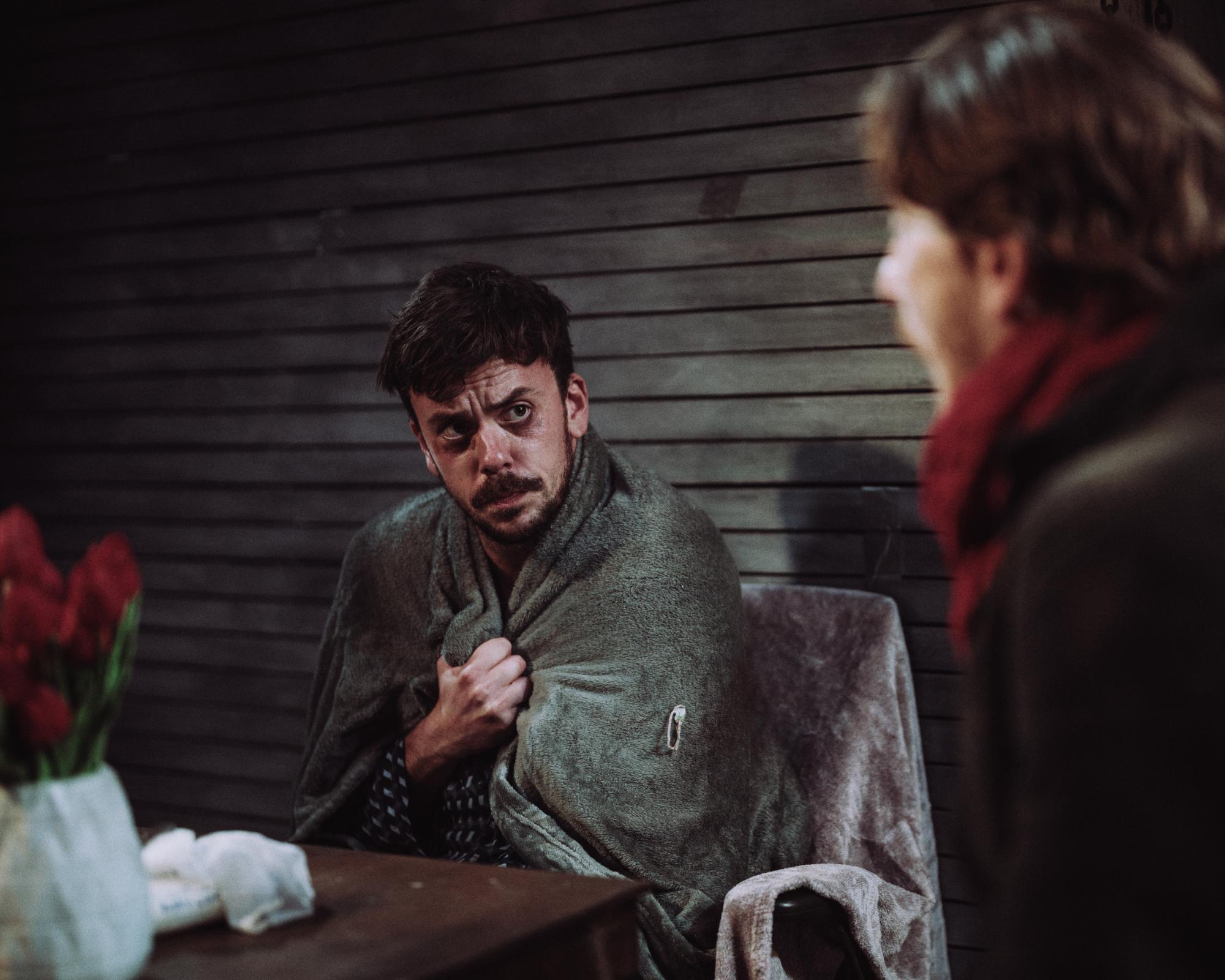 A Slow Fire review – hope flickers in Simon Stephens' postapocalyptic bunker drama