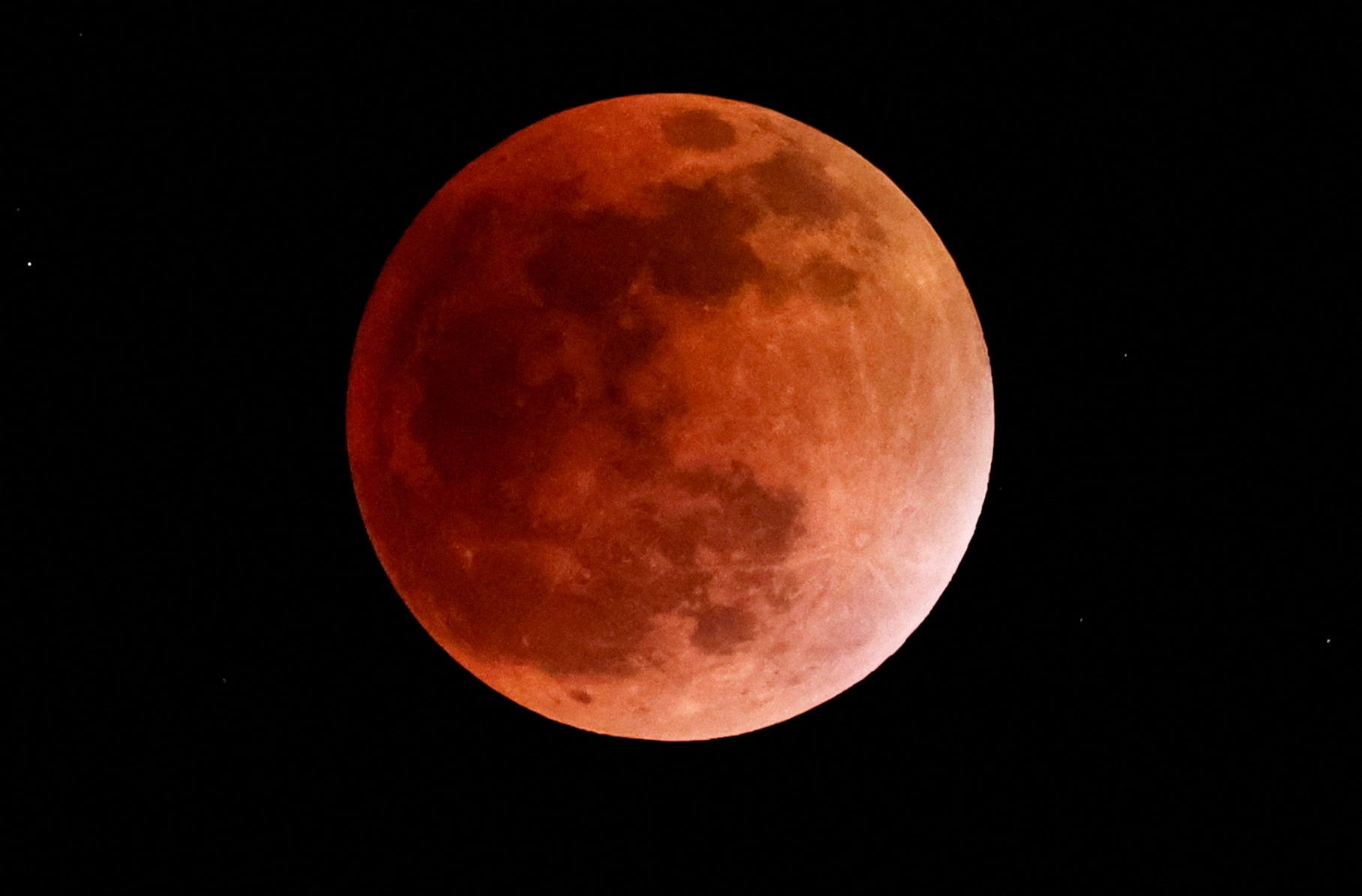 What time is the blood moon in Virginia?
