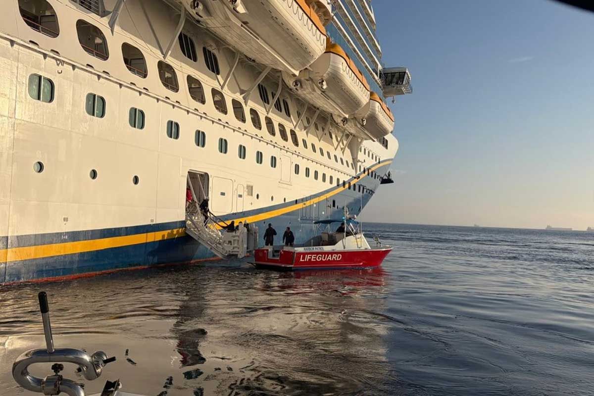 Emergency Responders Transfer ‘Critically Ill' Passenger from Cruise Ship Off Coast of Southern California