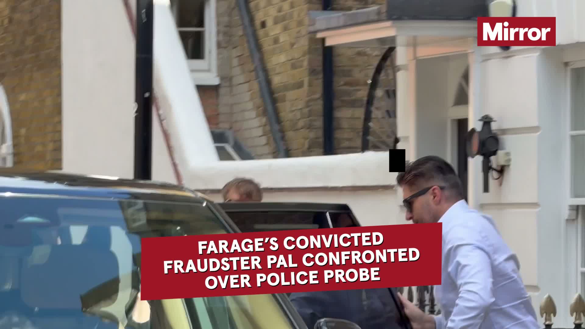 Nigel Farage's convicted fraudster pal ‘posh George' confronted by the Mirror over police probe