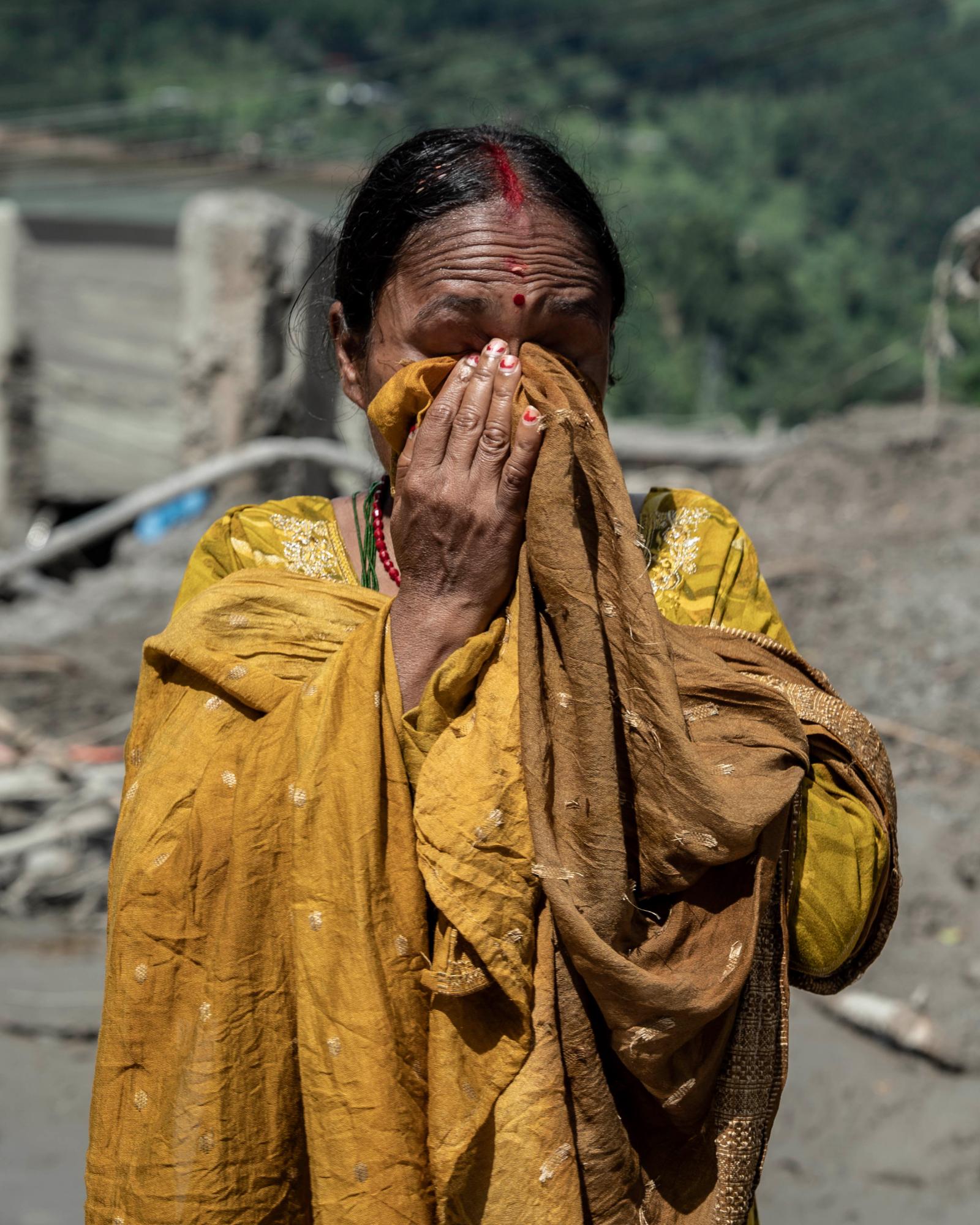 ‘The flood took everything I have': survivors grieve for relatives and homes swept away in Nepal