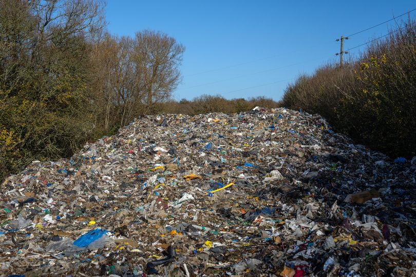 Photo: aol.co.uk Environment Agency Spends £6m to Clean Up Britain's Largest Fly-Tip