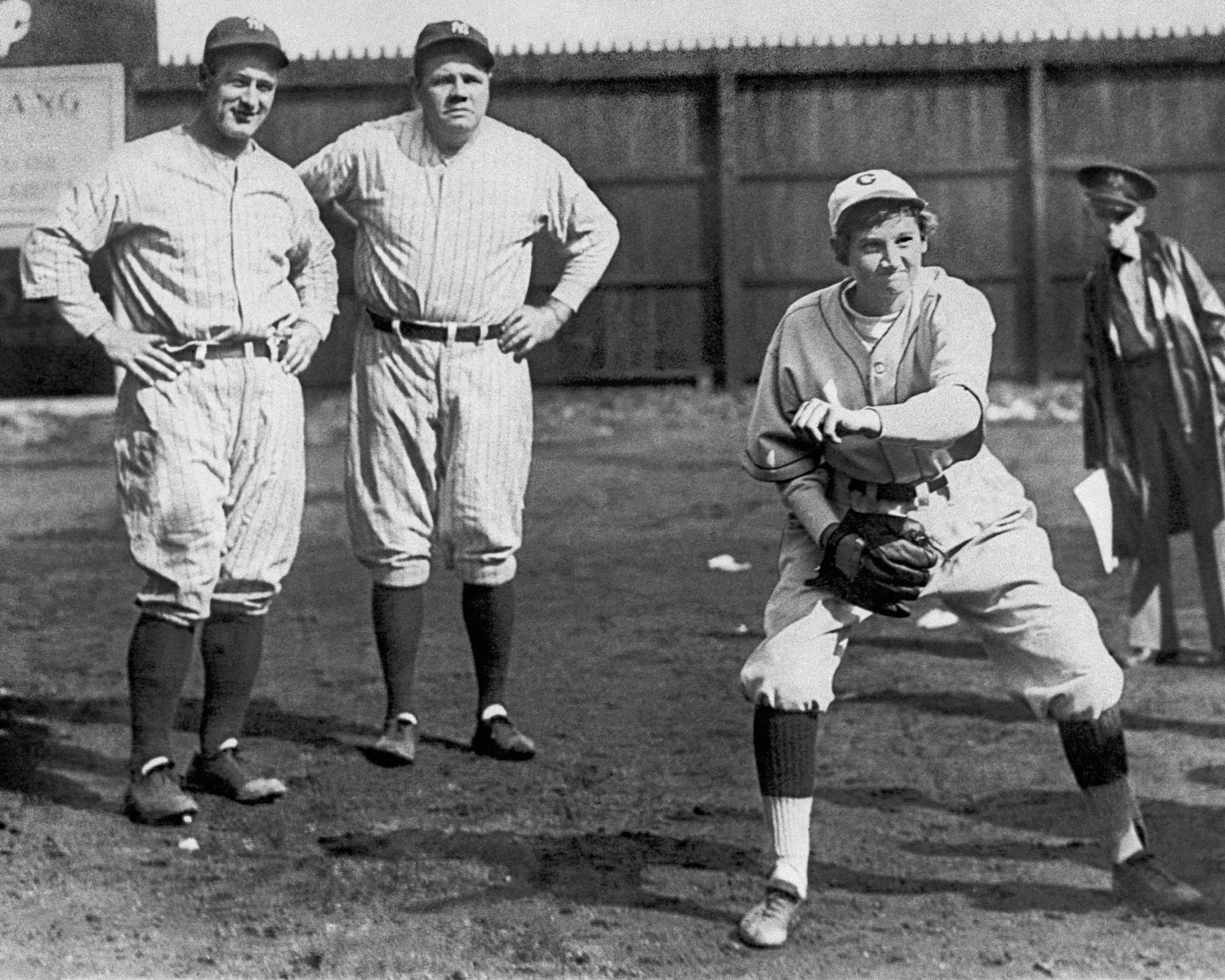 ‘Utterly baffled': the 17-year-old girl who struck out Babe Ruth and Lou Gehrig
