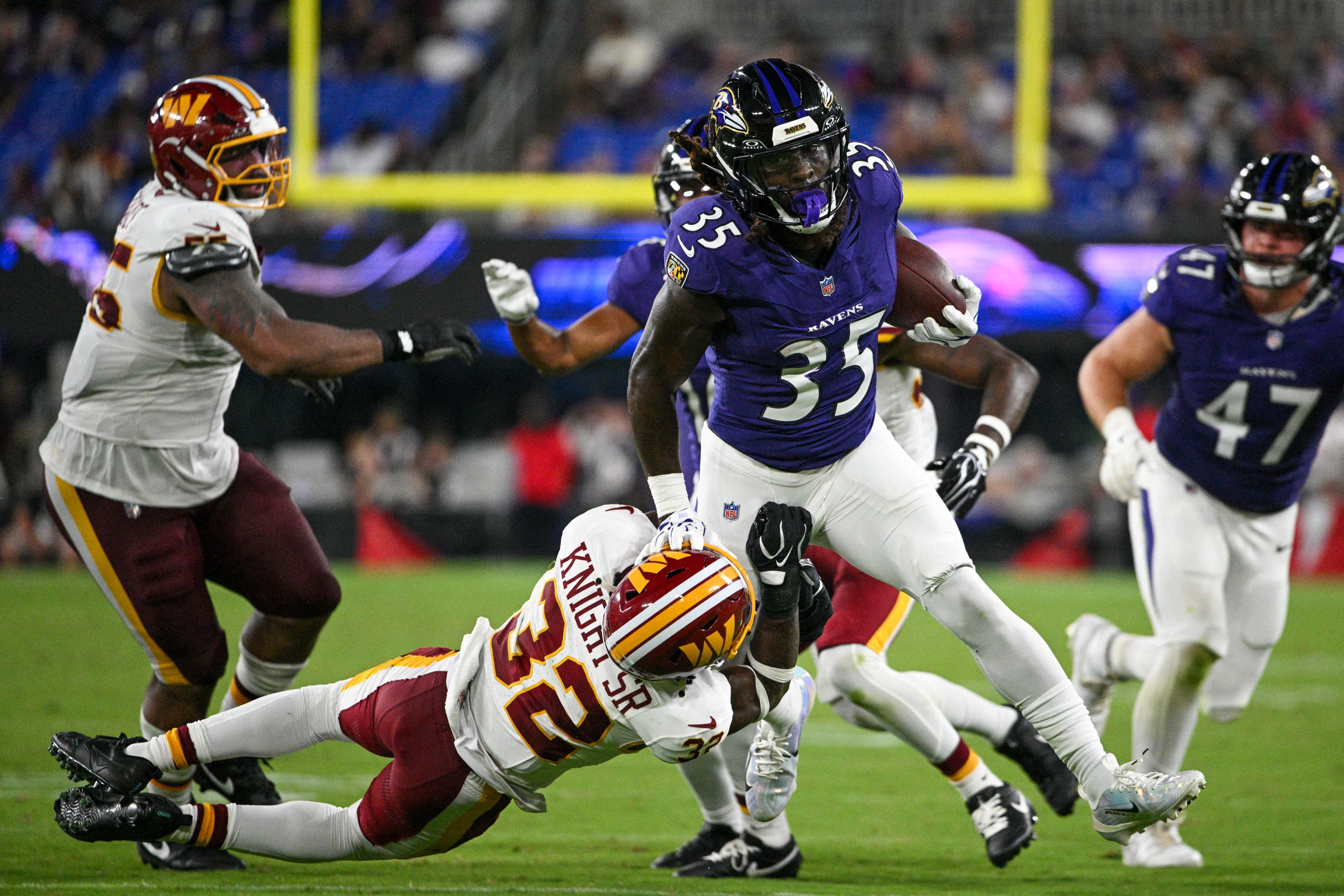 Quick facts and numbers from Commanders' preseason loss to Ravens