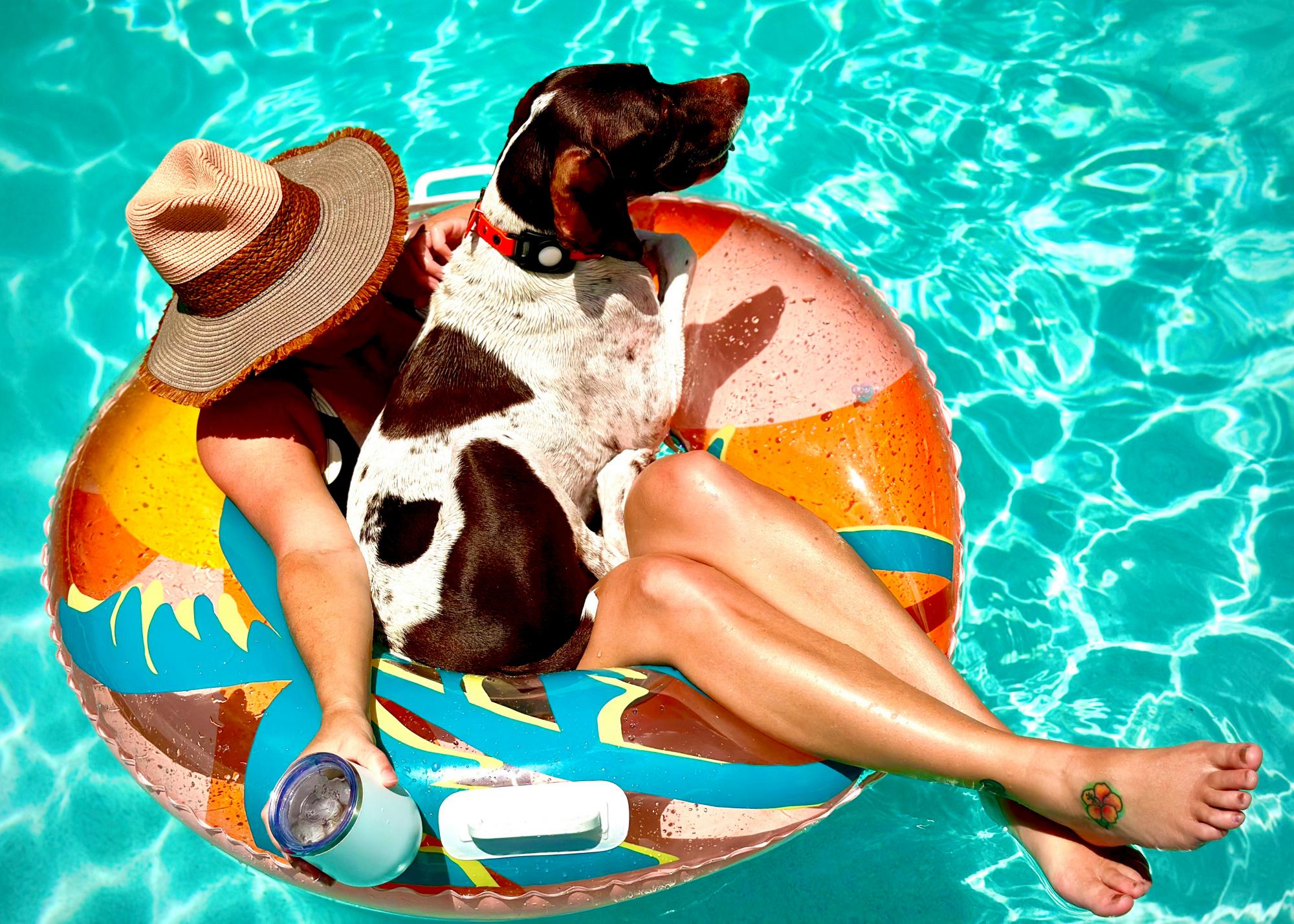 ‘The angle of the dog, the hat and the tattoo on her foot all come together': Trace Meek's best phone picture
