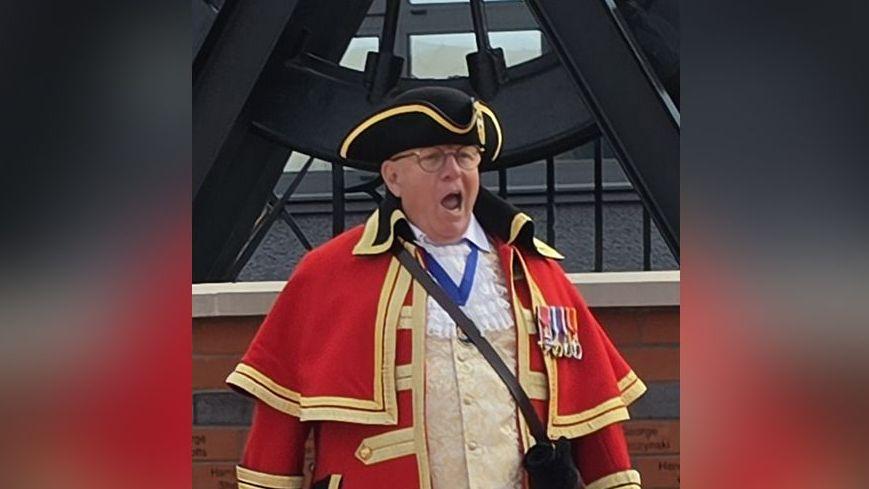 New Photo - Man became town crier after wife's 'big gob' jibe
