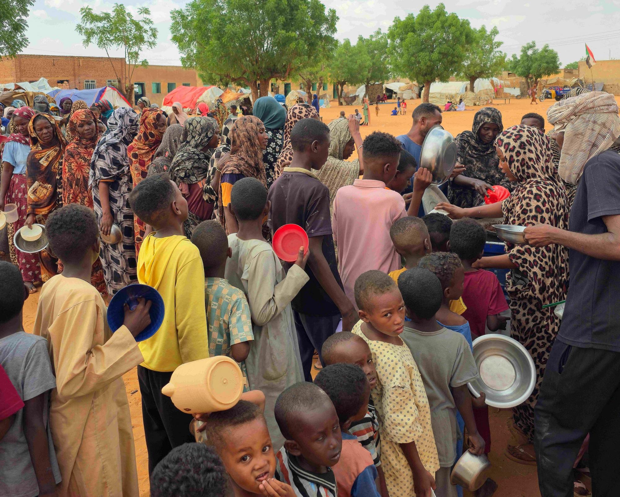 People fleeing Sudan civil war face ‘dire and deteriorating’ conditions in refuge city