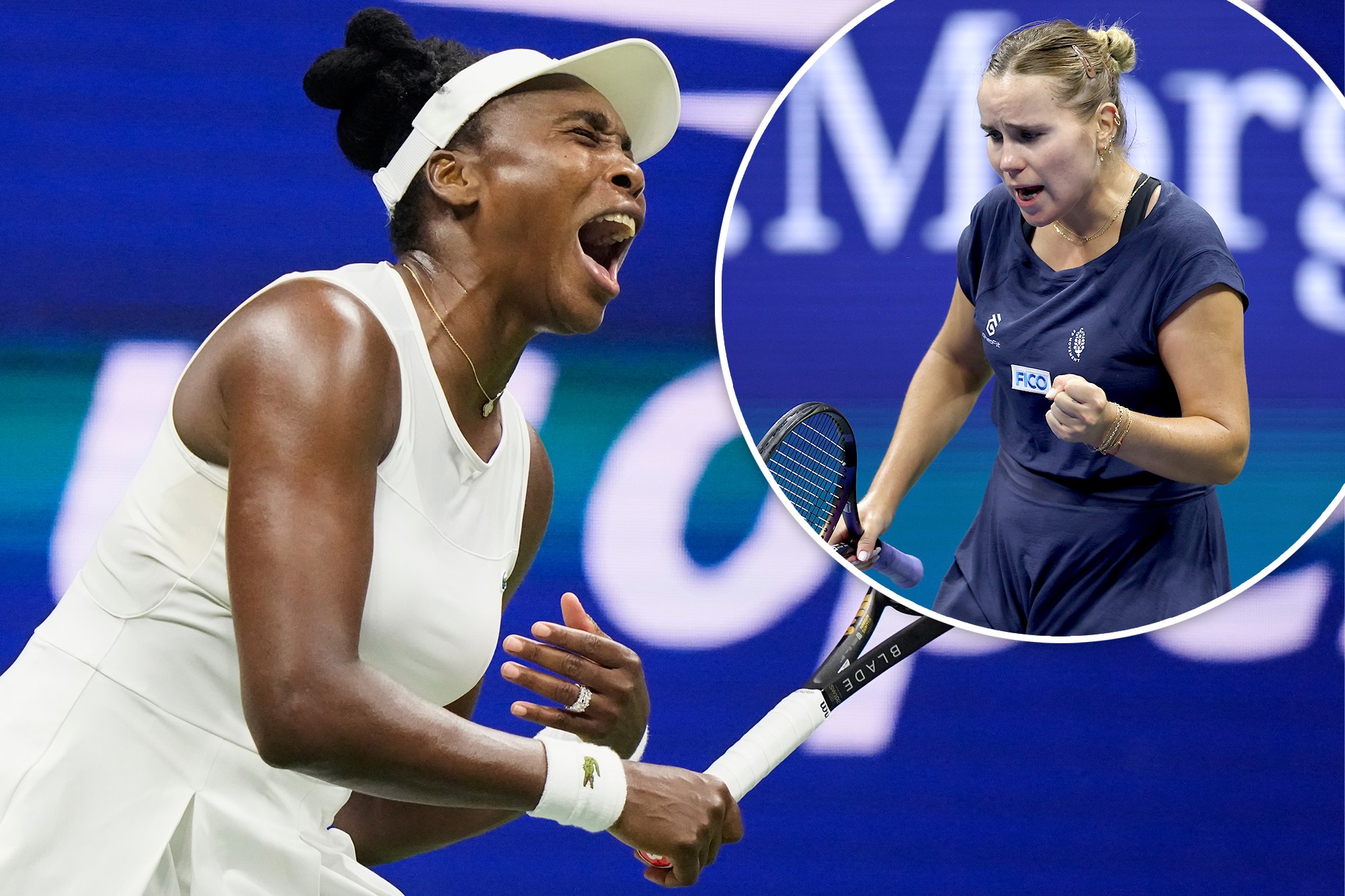 Venus Williams loses 14th straight match in late-night US Open start