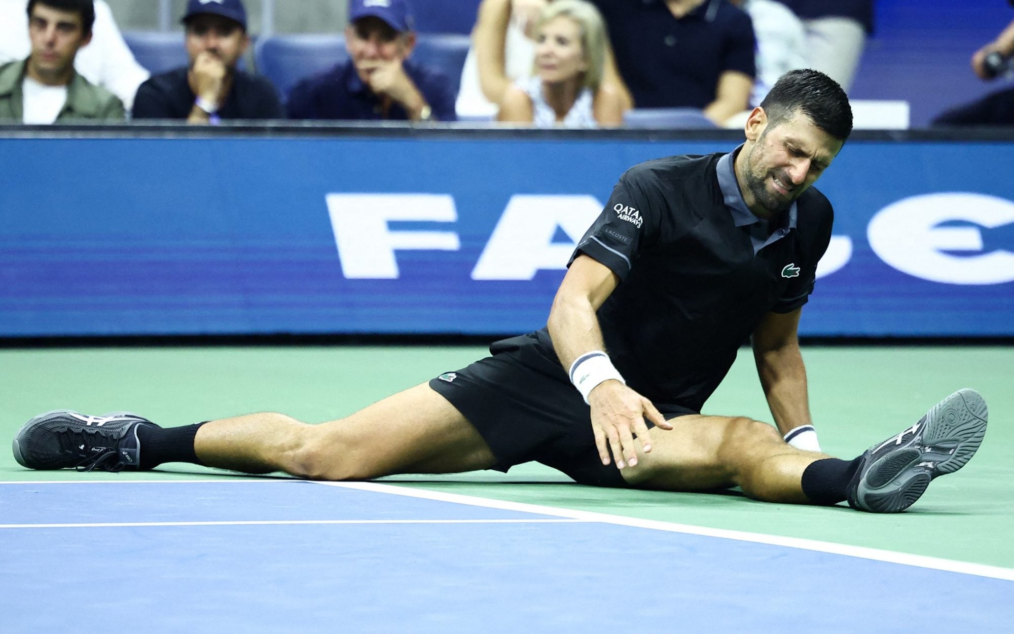 Even when Novak Djokovic is falling apart, he is still box office