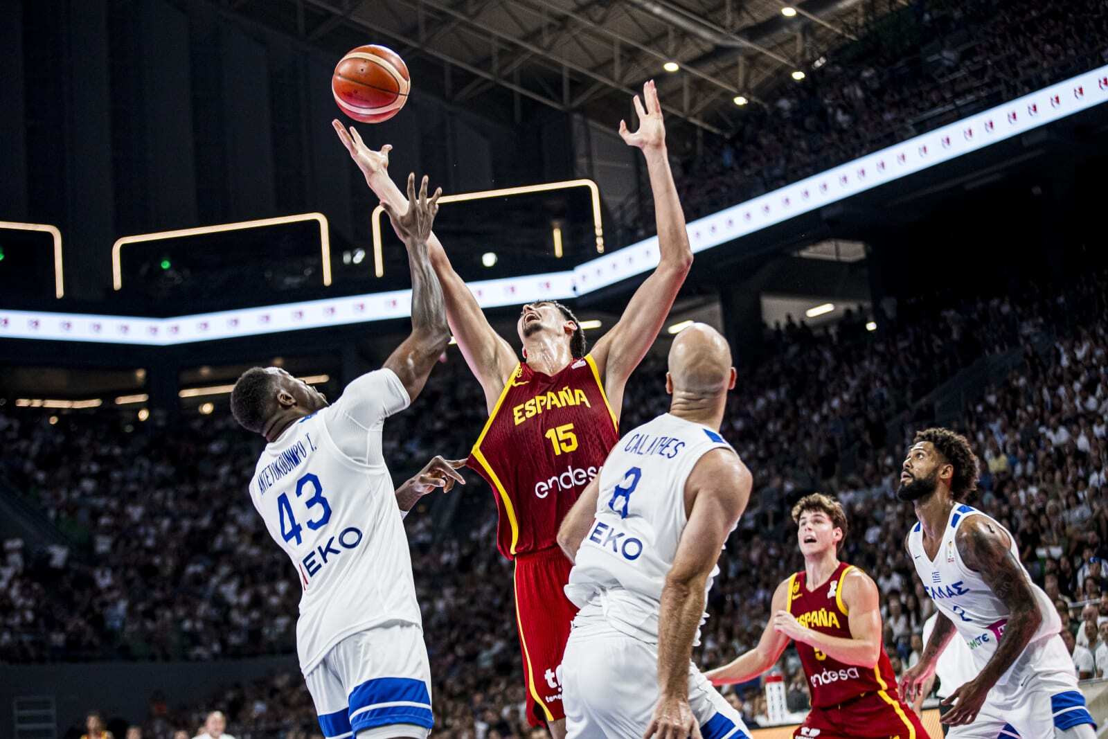 2027 FIBA World Cup qualifier: Aday Mara, Spain fall to Greece in 108-106 OT loss