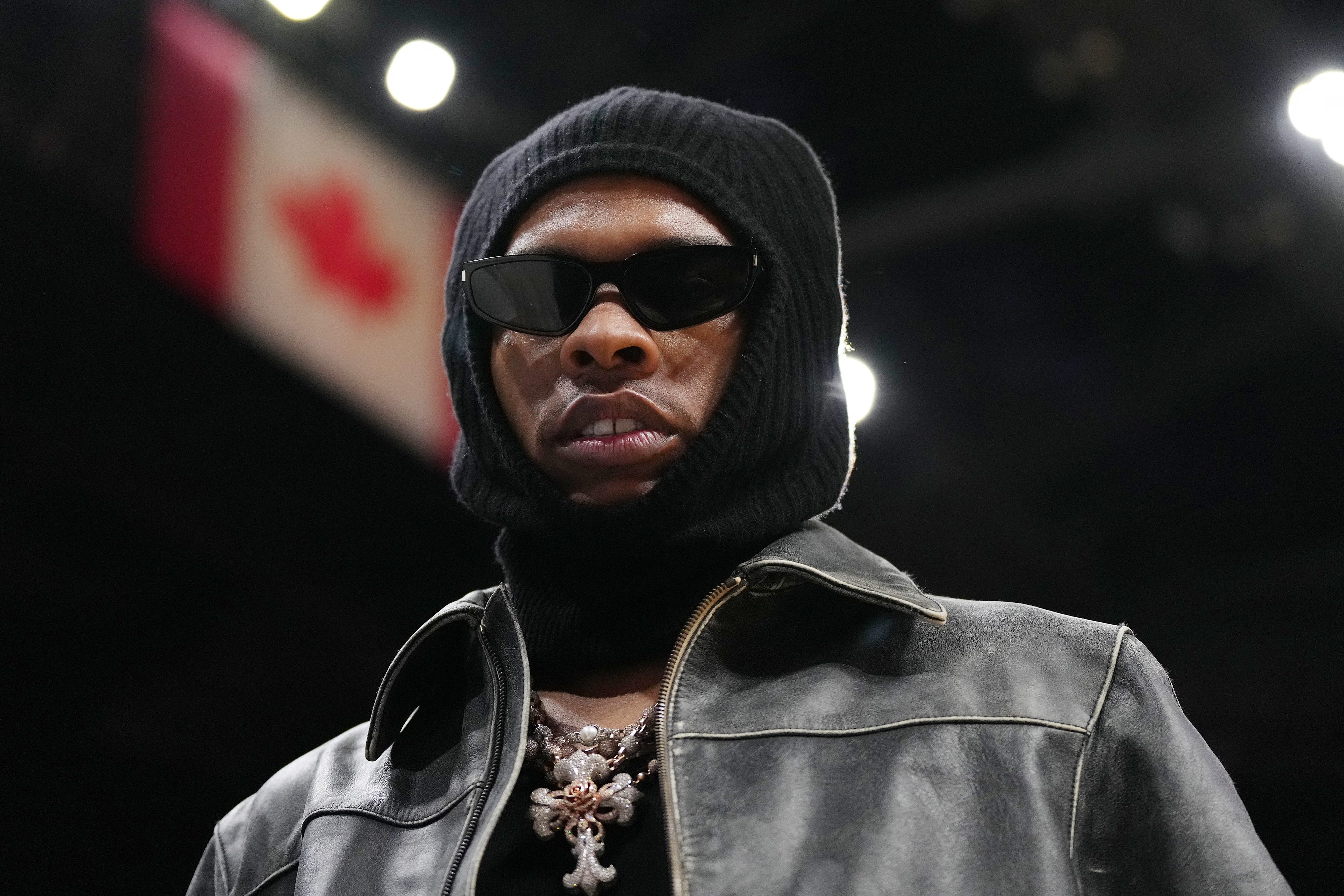 Rapper Lil Baby makes surprise appearance at Jaylen Brown Boston ...