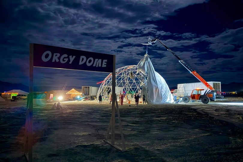 New Photo - Burning Man Orgy Dome organizers reveal reason for their strict 'no-singles' rule
