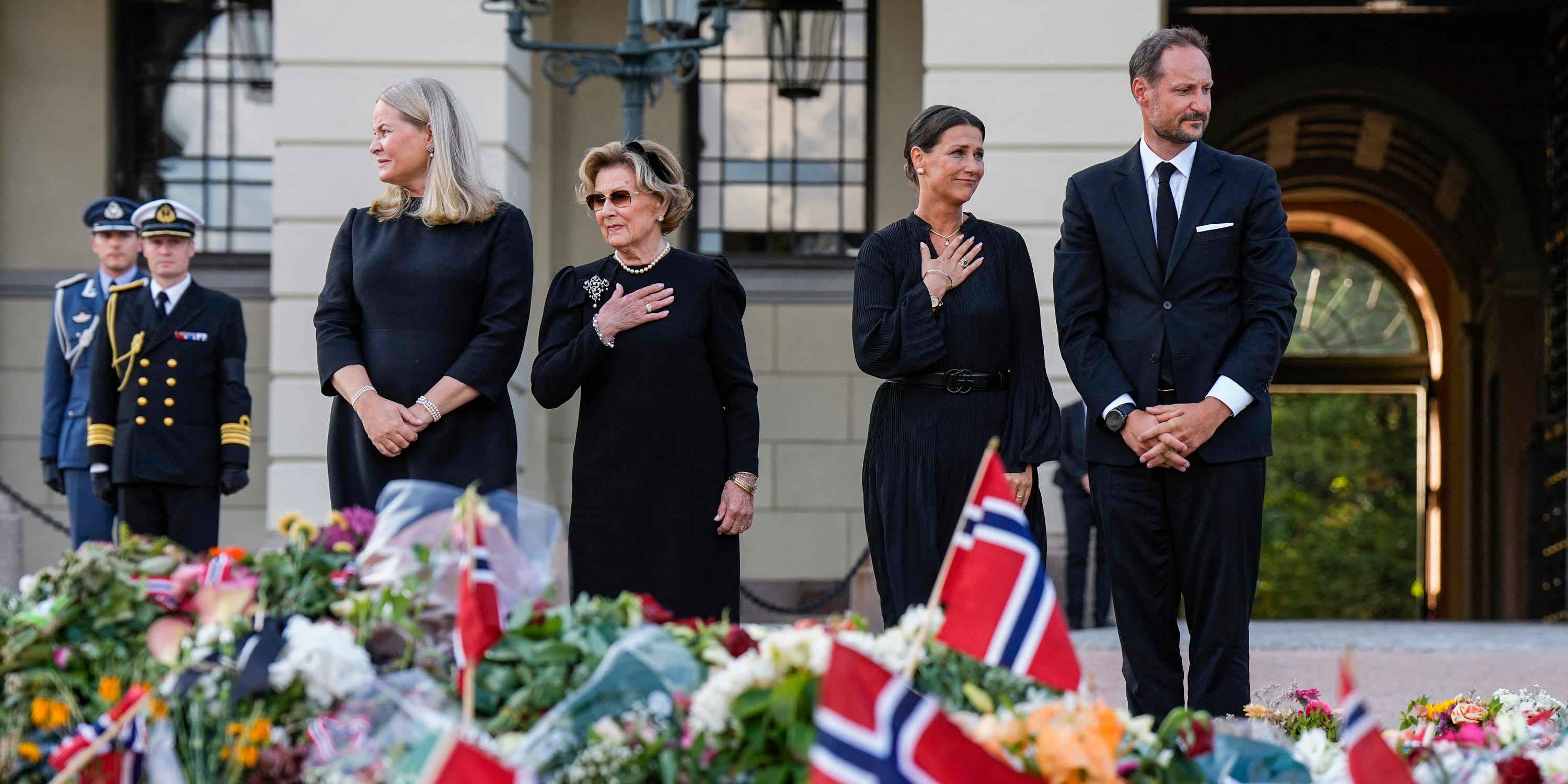 Norway's Royal Family Makes an Emotional Appearance Outside the Palace