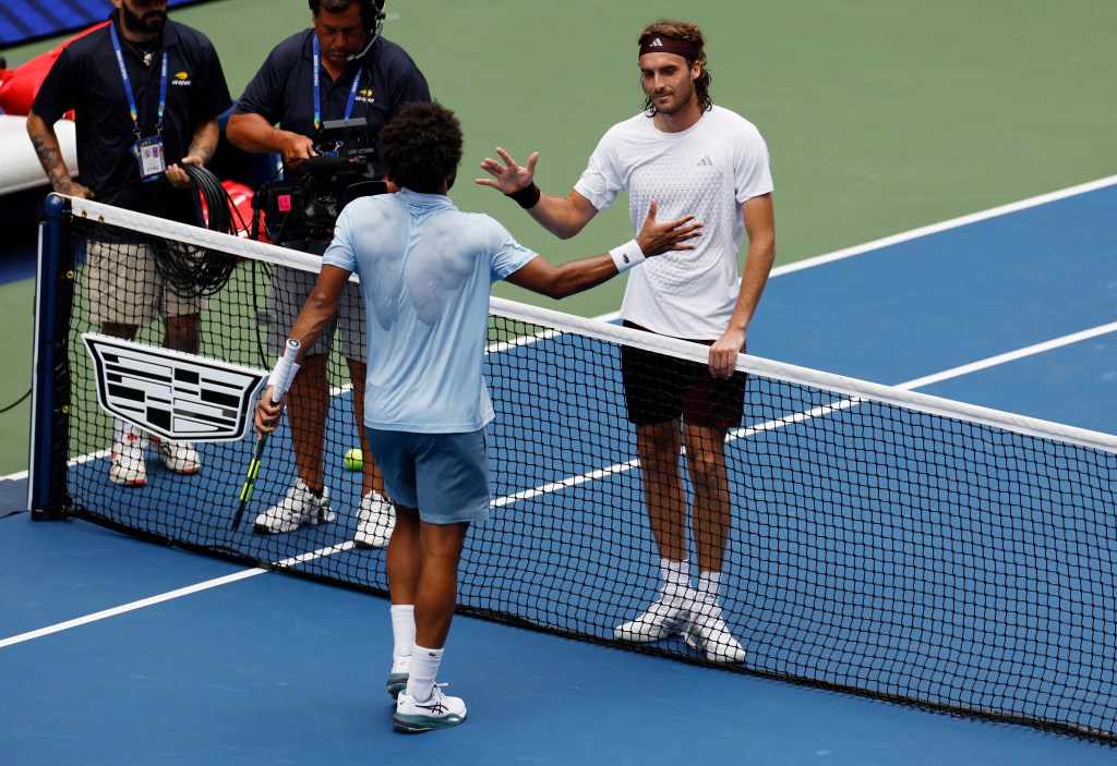 Stefanos Tsitsipas competing during the 2026 hard-court season