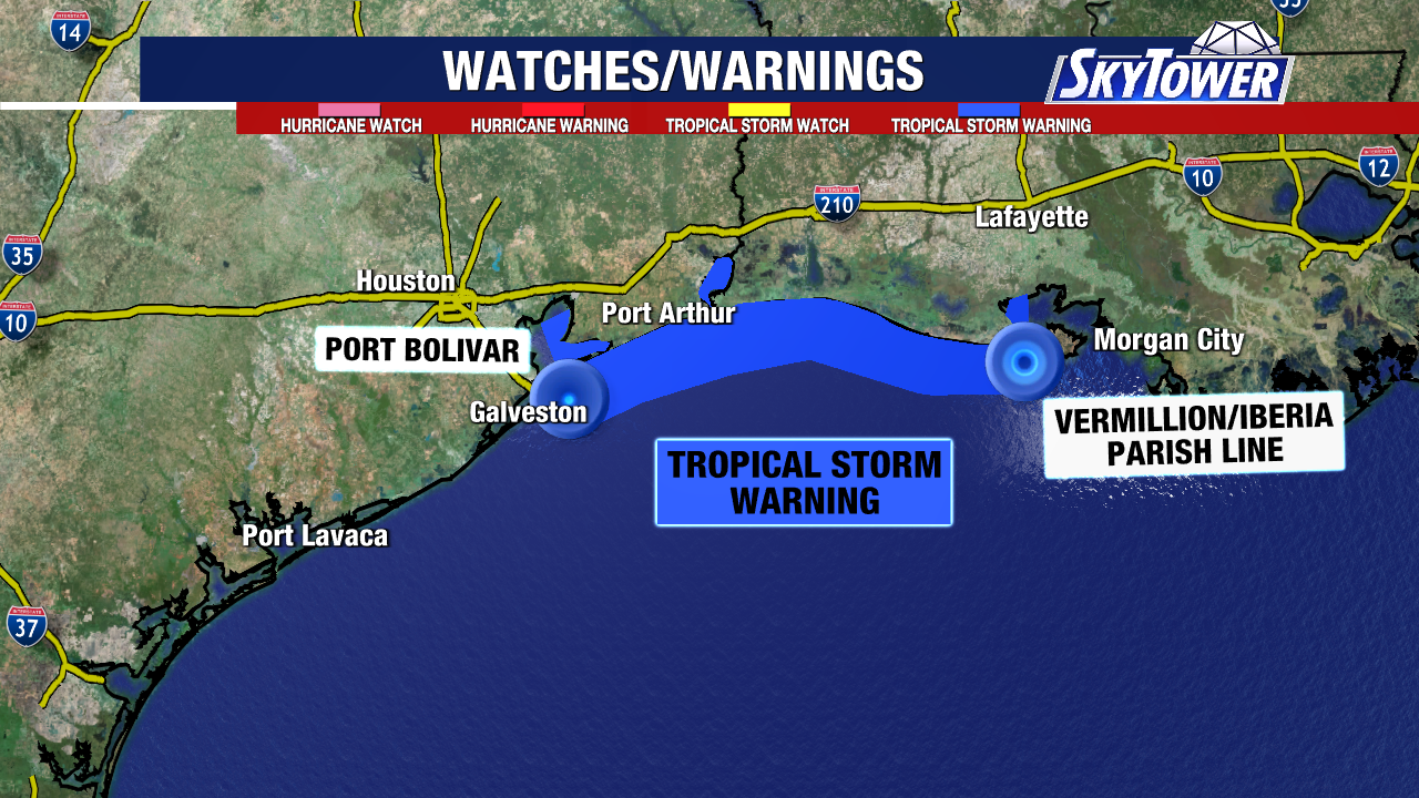 NHC: Tropical Storm Edouard forms in Gulf; Dolly remnants to increase ...