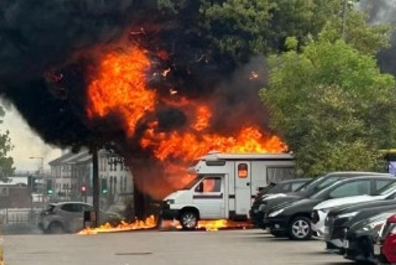 Huge explosion in Liverpool as people run from flames and fire crews warn 'stay away'