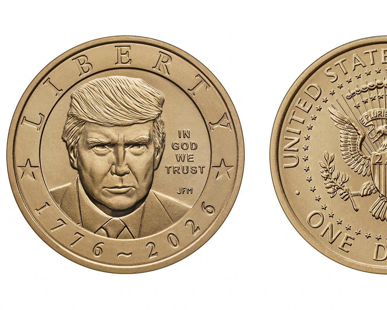 The $1 Trump coin: legal tender, depending on what you mean by legal