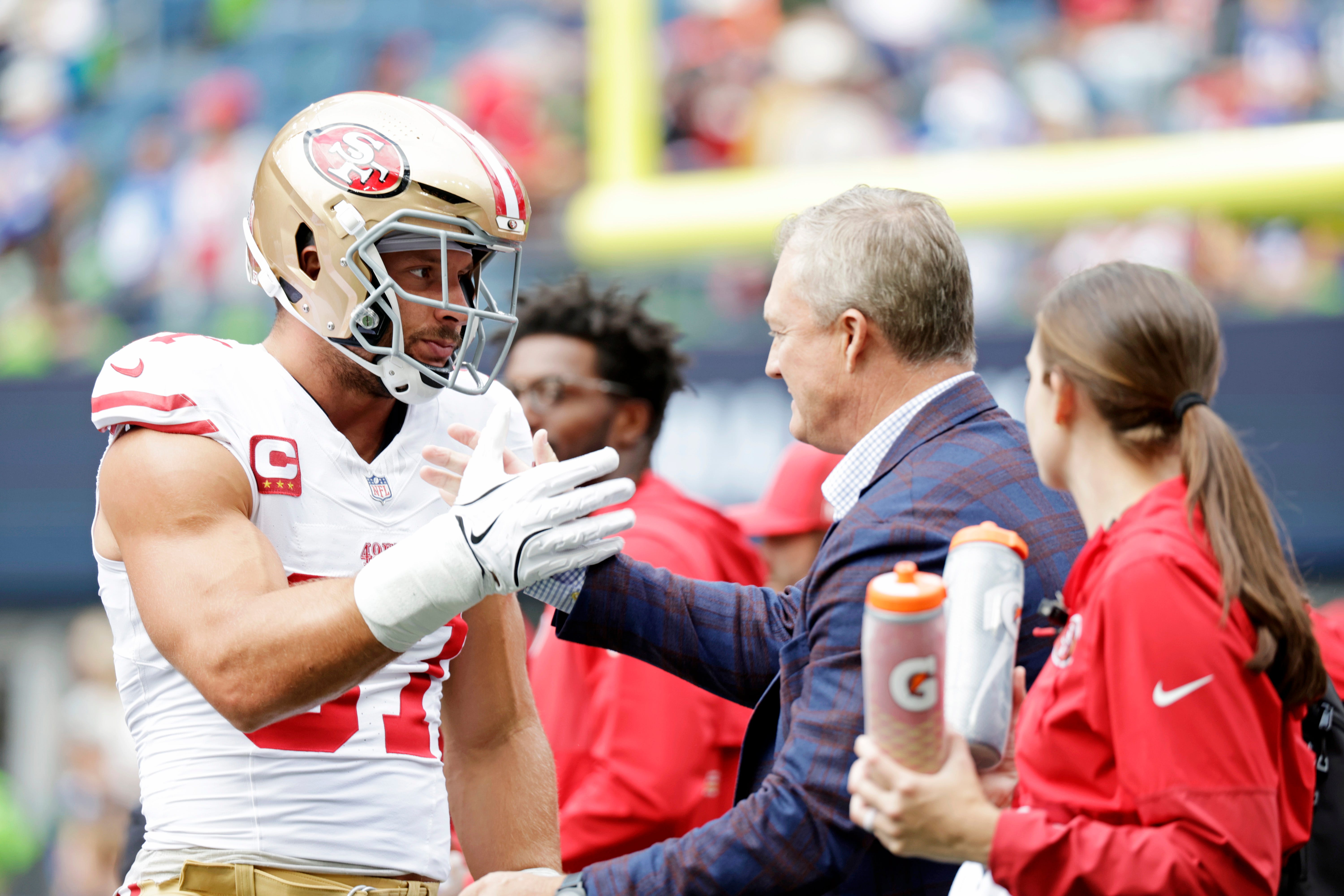 49ers get 4 injured stars back in final practice before Australia