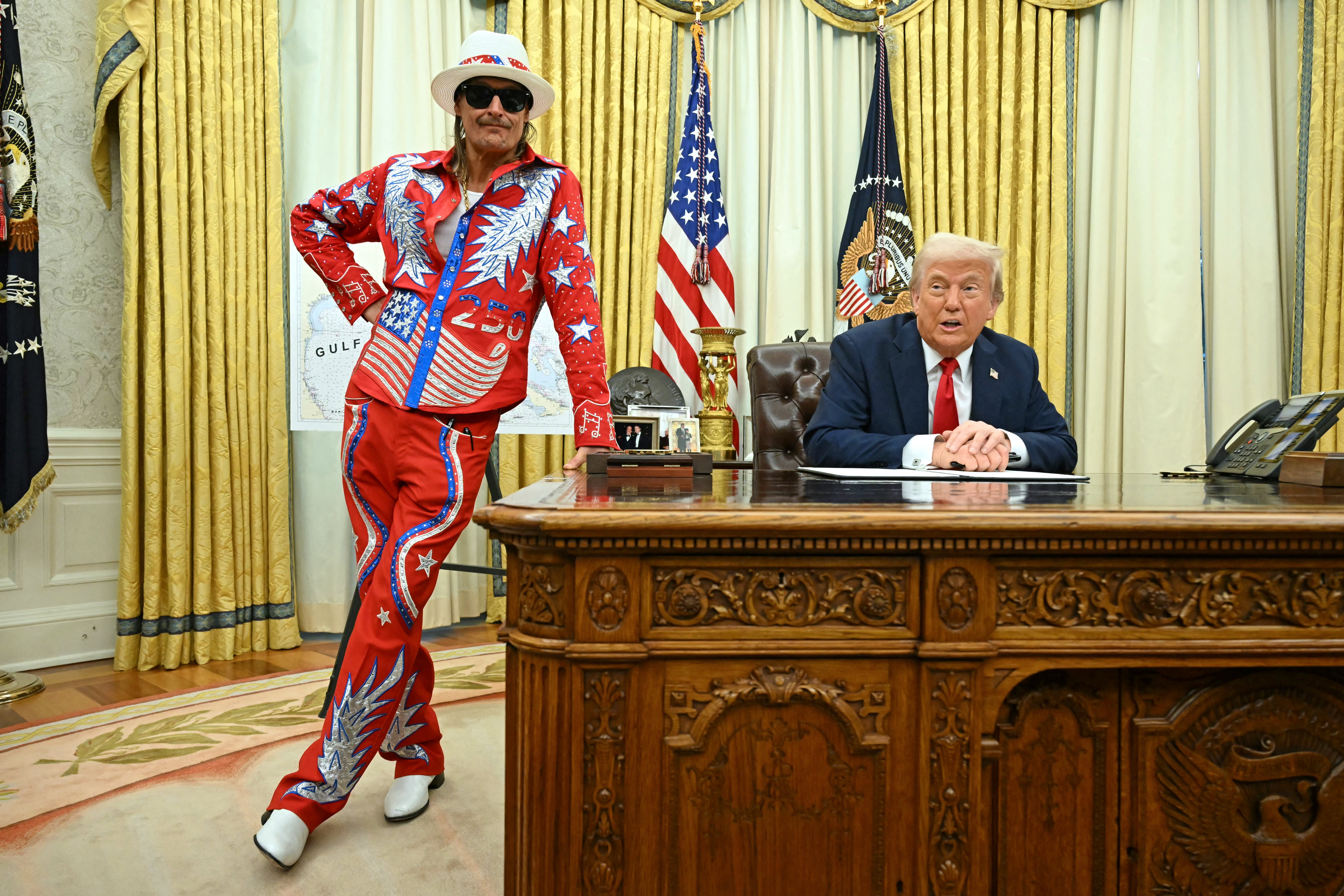 Kid Rock with Trump