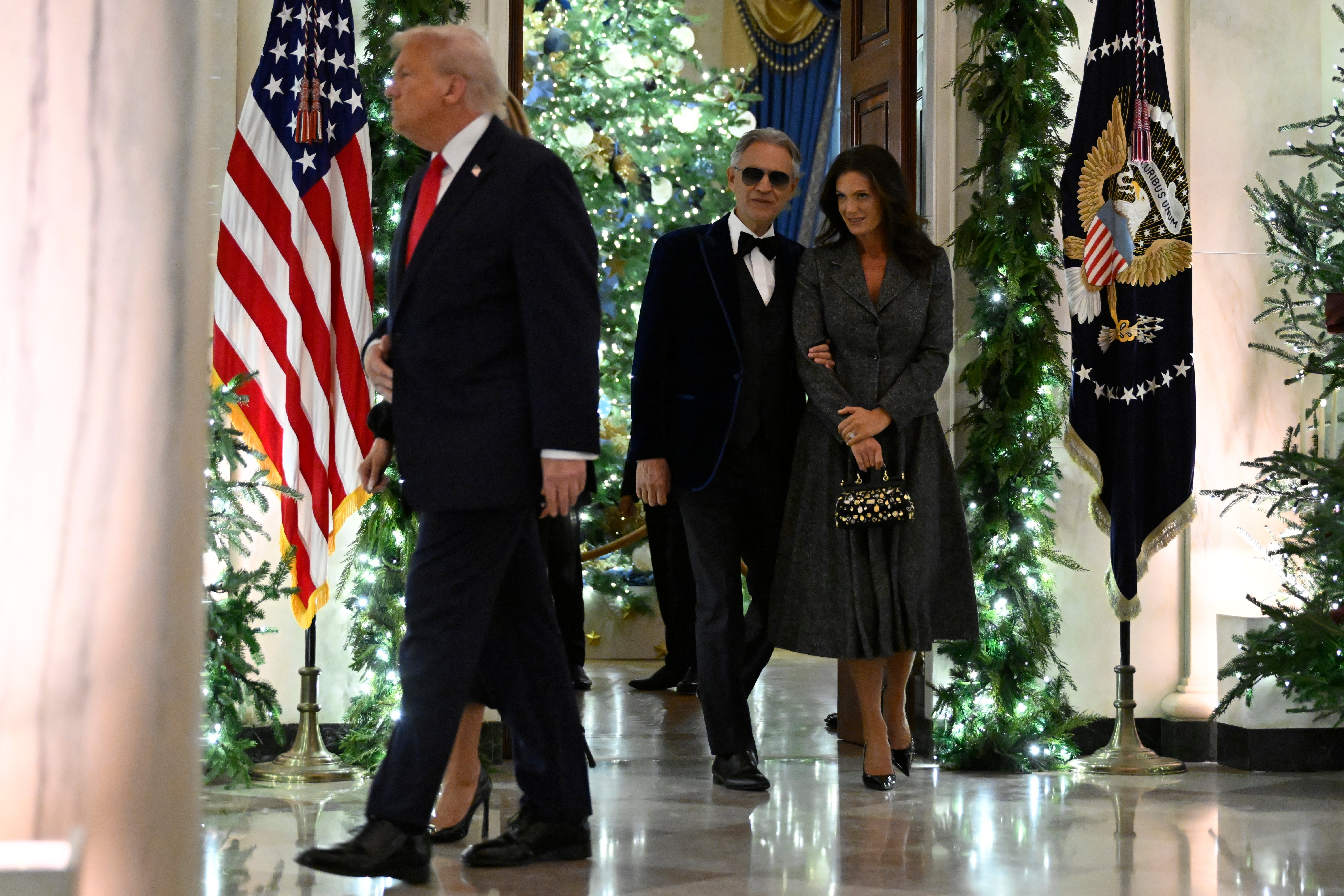 Andrea Bocelli at the White House