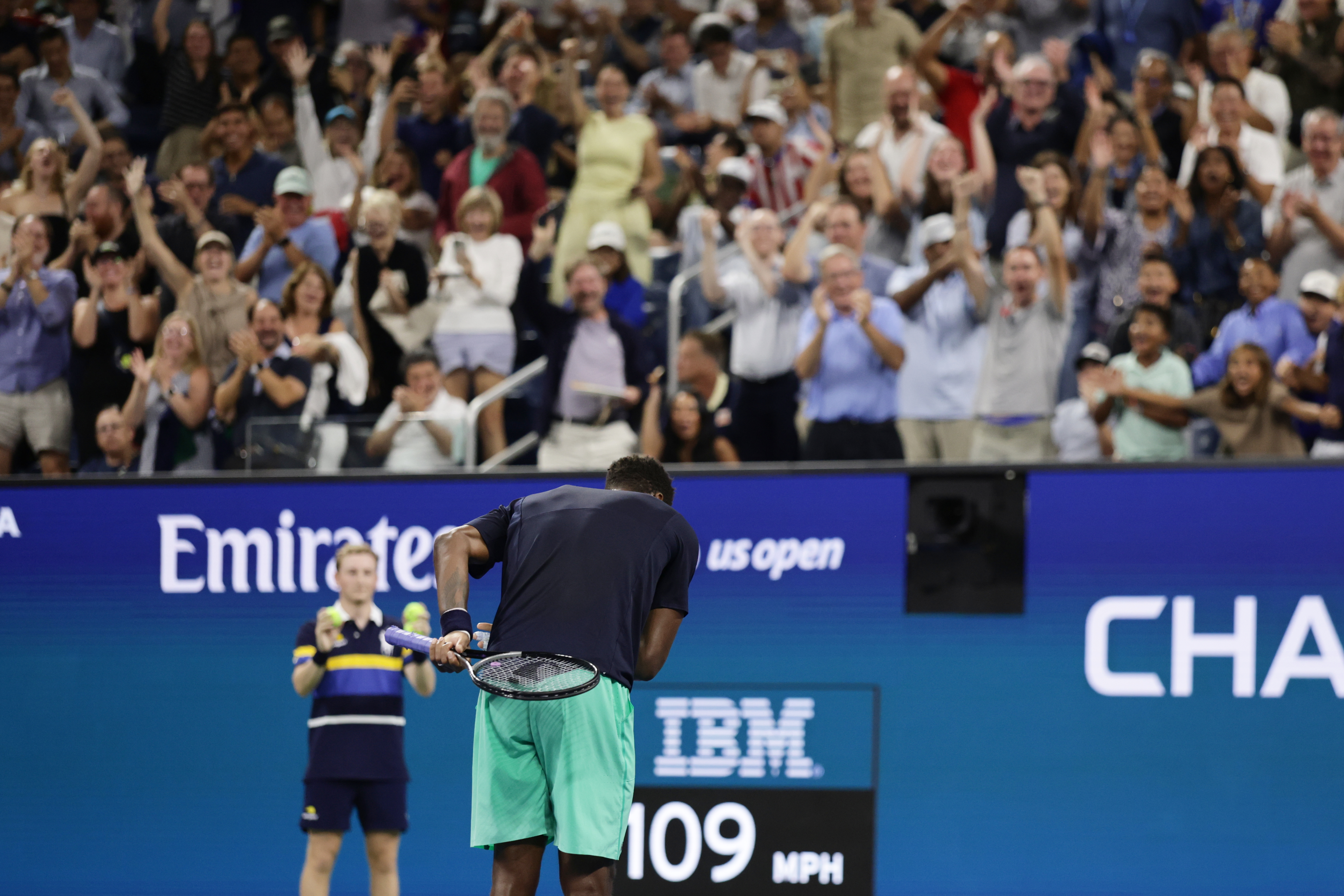 Photo: aol.com Gael Monfils Wins US Open Match on 40th Birthday