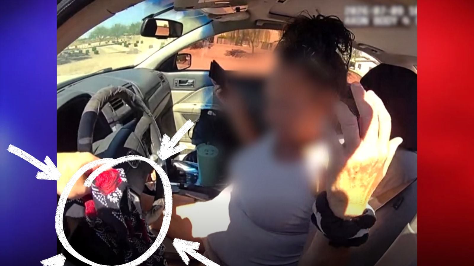Deputies Catch Driver With Meth Pipe Sitting Right in Her Lap