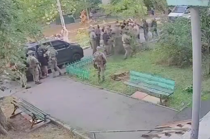 Chaos in Kyiv as two Ukrainian intelligence agencies 'shoot at each other' with three injured