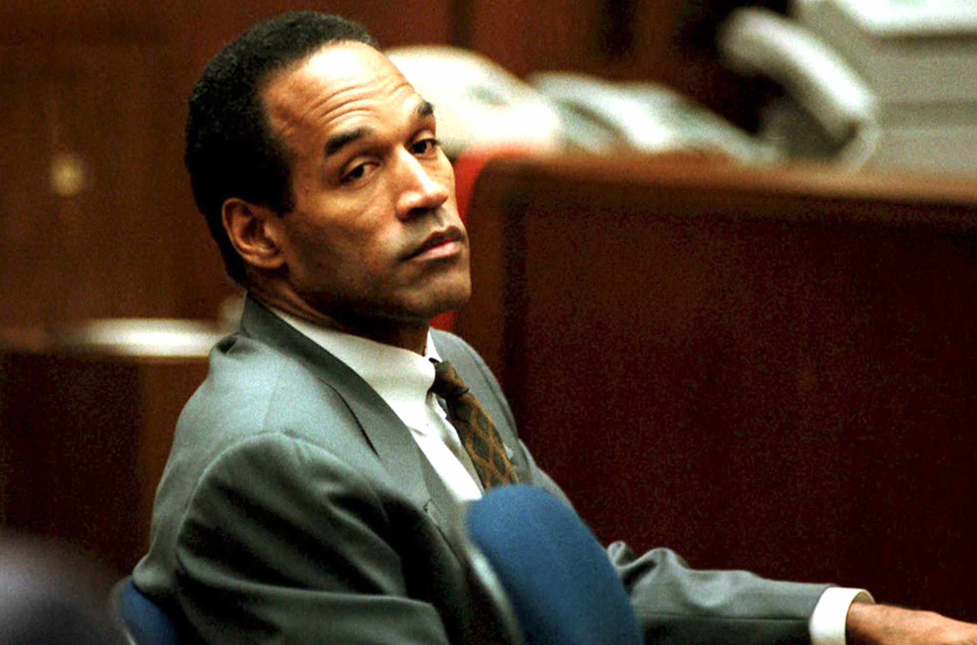 The bloody glove found on O.J. Simpson's estate that didn't fit in court