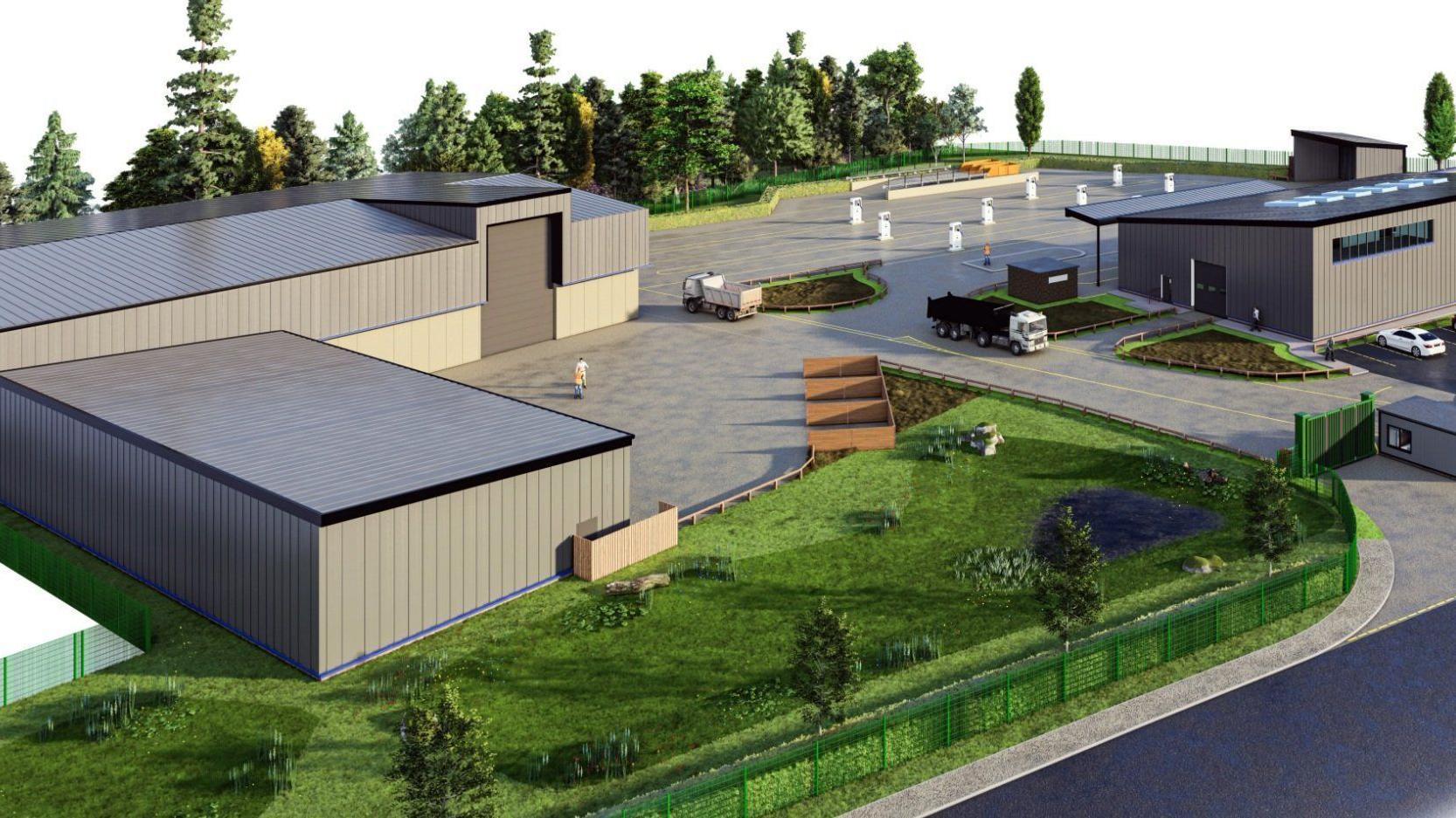 New gritter and bin lorry depot to cost £13m