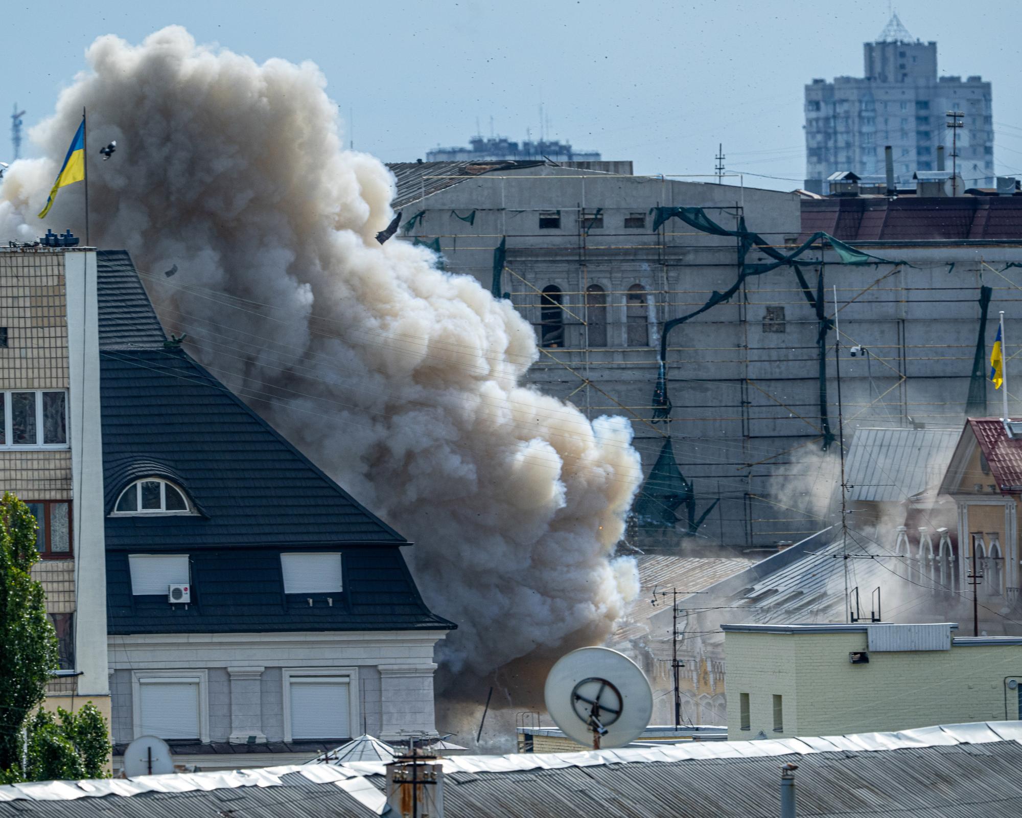 Russia strikes Ukraine intelligence HQ in ‘major escalation'