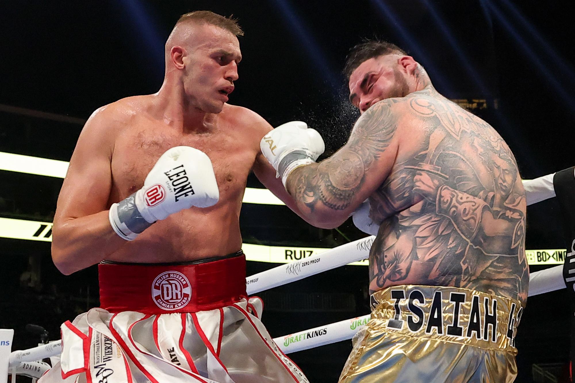 Andy Ruiz Jr's comeback bid in tatters after sobering defeat to Damian Knyba