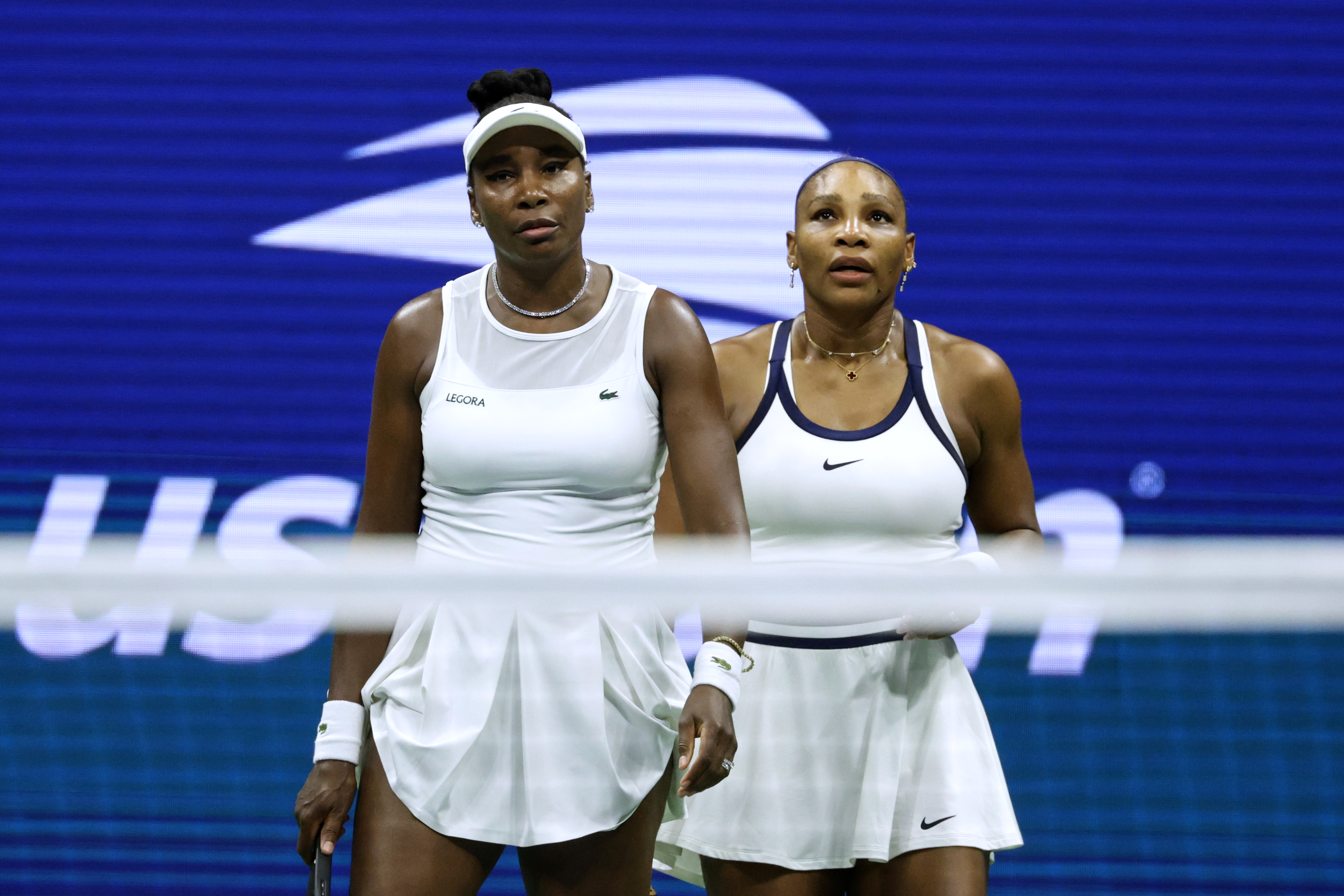 New Photo - Venus and Serena Williams put on a show in thrilling U.S. Open return, in photos